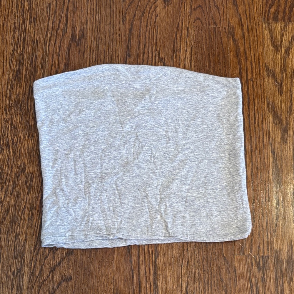 Brandy Melville Light Gray Tube Top